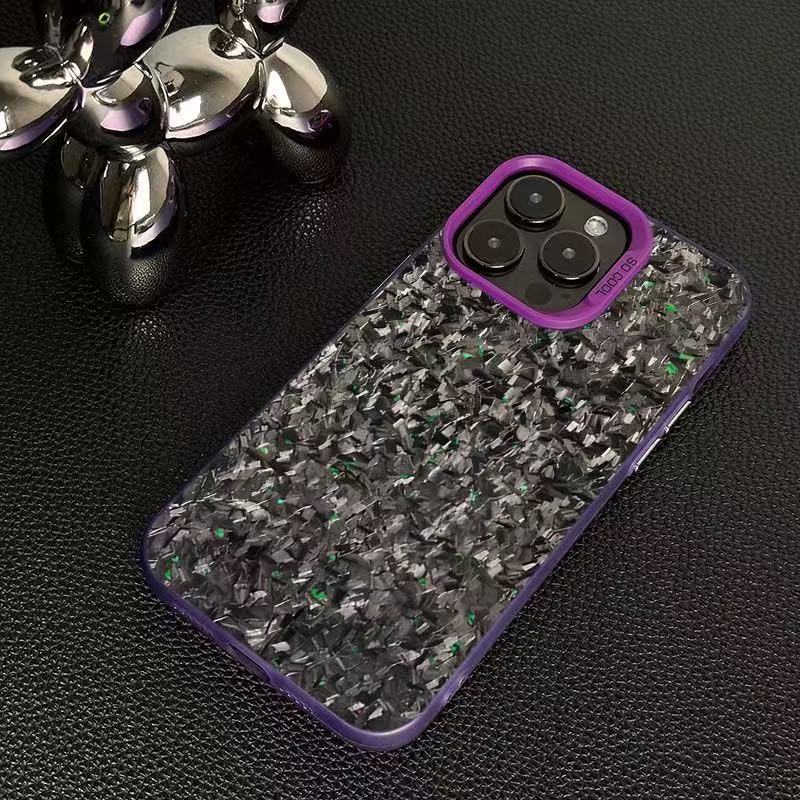🖤 Coque iPhone Obsidienne – Design 3D givré & protection premium anti - traces - Shopbyshopima
